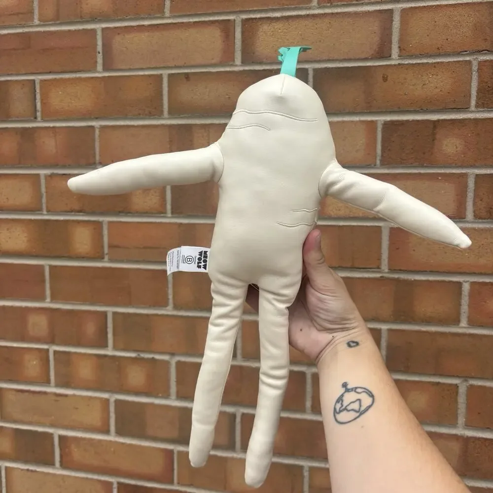 Meow Wolf Omega Mart Daikon Radish Stuffed Toy Plush Bendy Limbs
